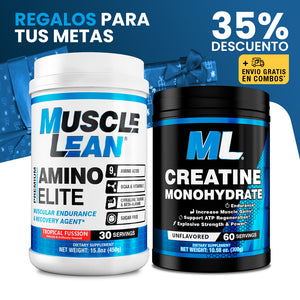 COMBO CREATINA MONOHIDRATADA + AMINOELITE ¡35% DESCUENTO! + ENVIO GRATIS