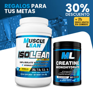 COMBO PROTEINA ISOLEAN + CREATINA ¡30% DESCUENTO! + ENVIO GRATIS