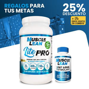 COMBO PROTEINA LITEPRO + QUEMADOR DE GRASA ¡25% DESCUENTO! + ENVIO GRATIS